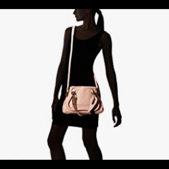 CHLOE SMALL PARATAY BAG IN ANEMONE PINK - Picture 10 of 12